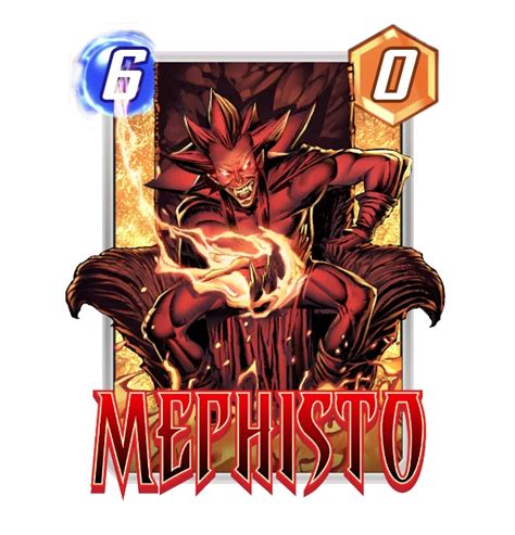 mephisto marvel snap|marvel snap unreleased cards.